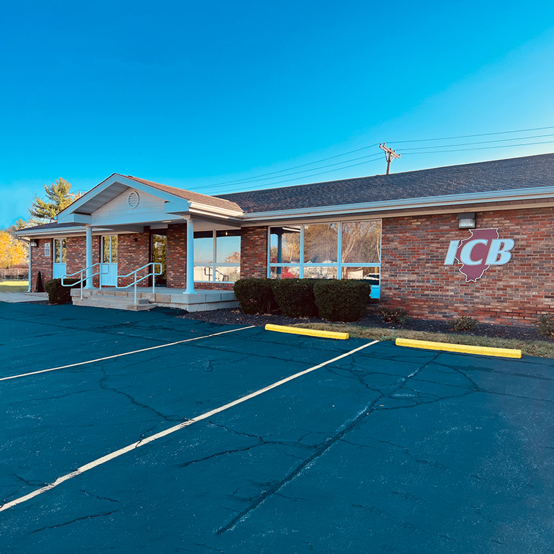 exterior of ICB office building